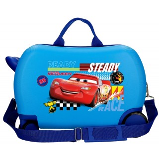 Lagaminas Disney Cars žydras sėdimas 31*45*20 cm